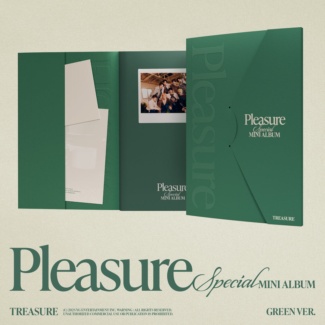 【韓国盤】TREASURE SPECIAL MINI ALBUM [PLEASURE] [GREEN VER.]