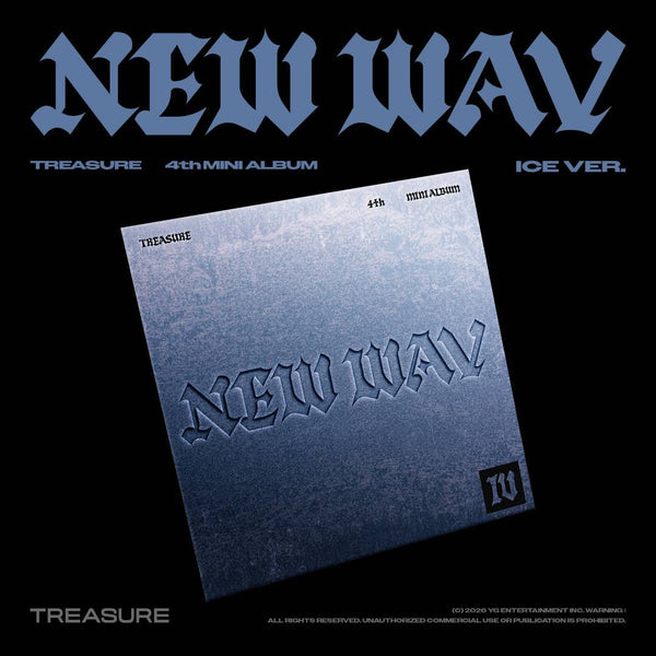 韓国盤】TREASURE 4th MINI ALBUM [NEW WAV] ICE VER. – YGEX OFFICIAL