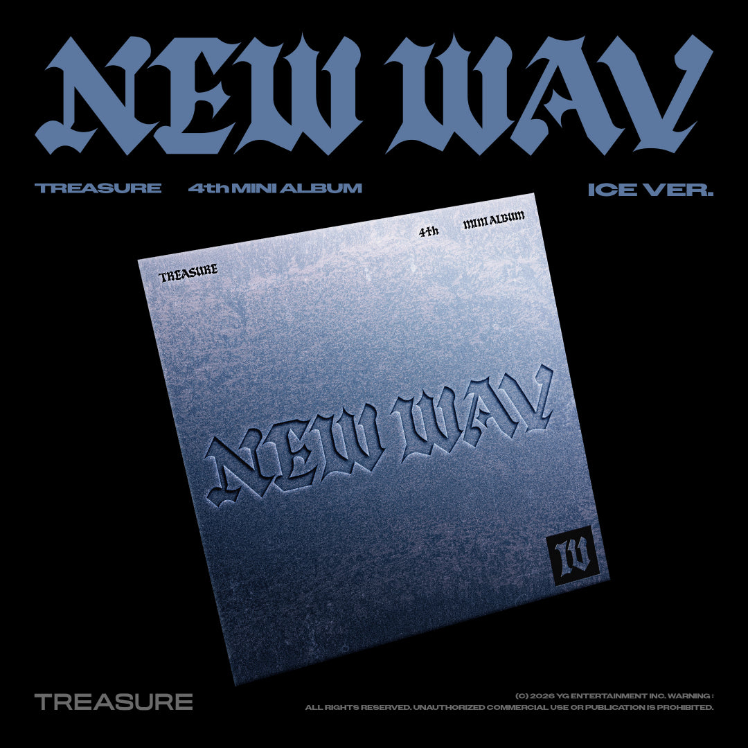《応募抽選特典シリアルコード付き》【韓国盤】TREASURE 4th MINI ALBUM [NEW WAV] ICE VER.