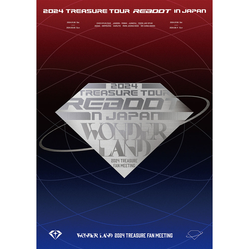 2024 TREASURE TOUR [REBOOT] IN JAPAN + 2024 TREASURE FAN MEETING~WONDERLAND~（2Blu-ray）