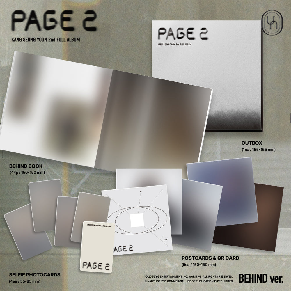 【韓国盤】KANG SEUNG YOON 2nd FULL ALBUM [PAGE 2] BEHIND ver.