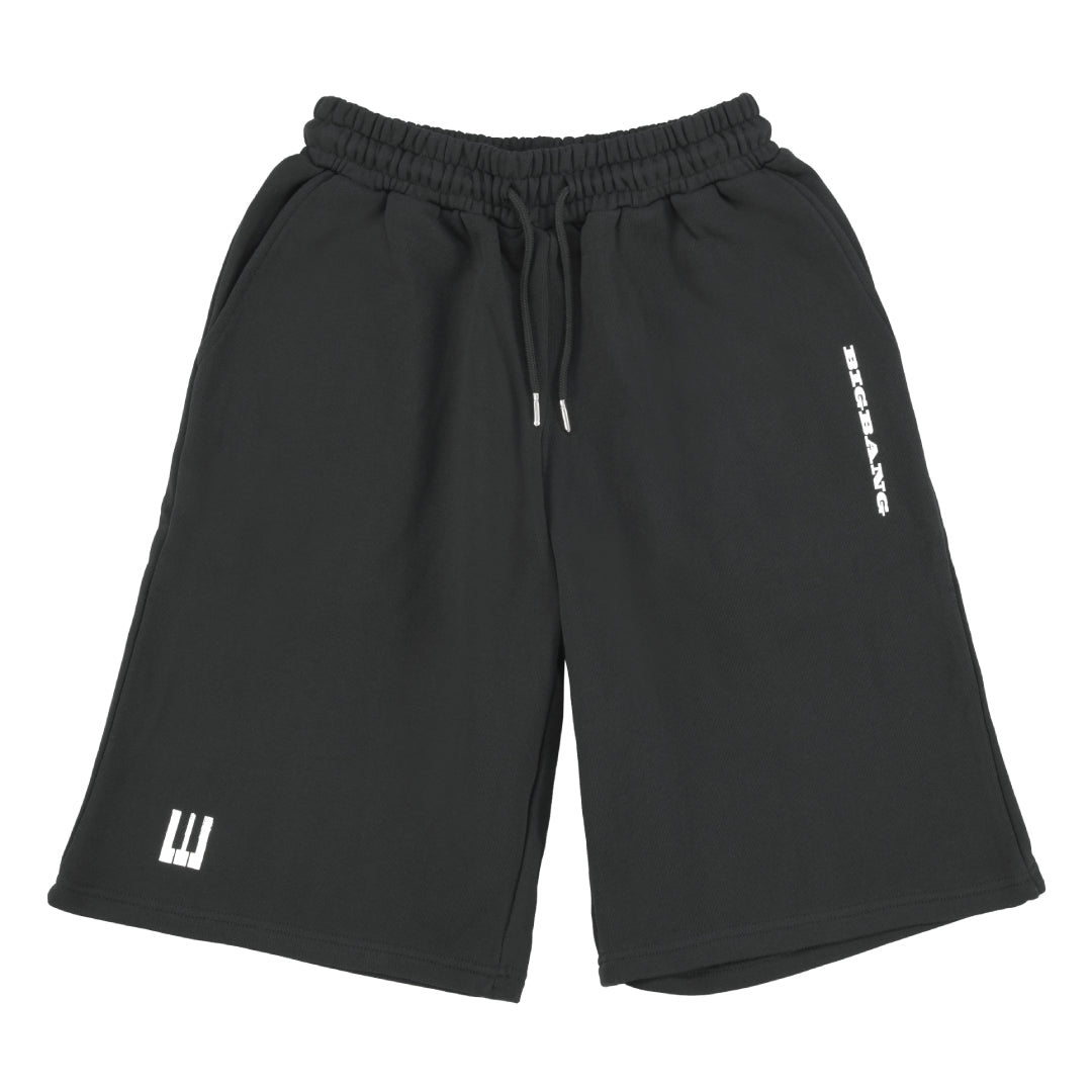 【BASIC】スウェットハーフパンツ (BLACK)