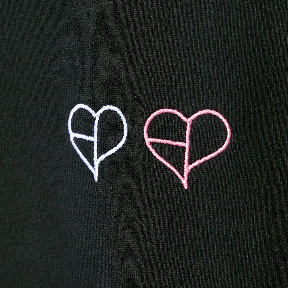 Tシャツ -DOUBLE HEART LOGO-（BLACK） – YGEX OFFICIAL SHOP