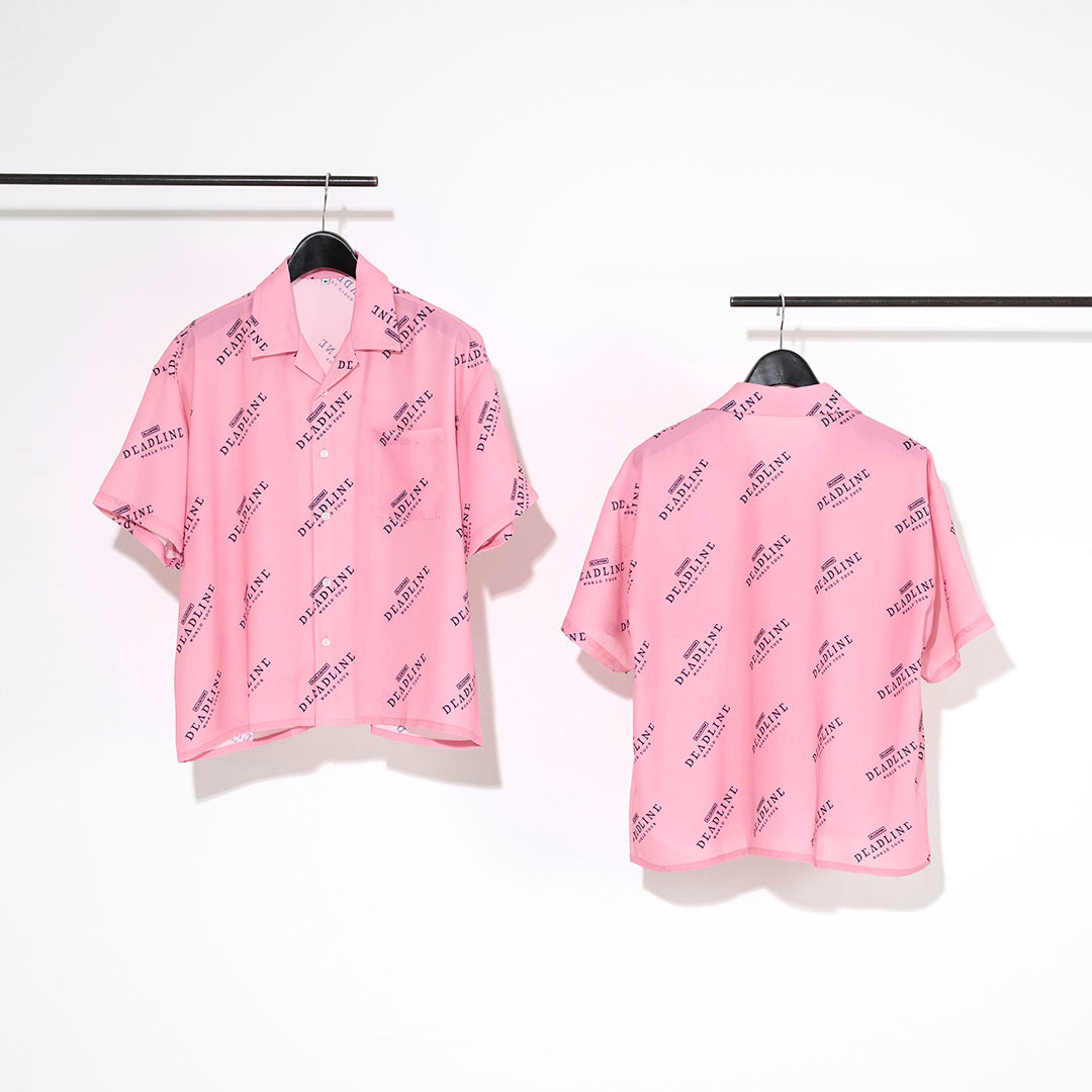 ハーフスリーブシャツ -DEADLINE LOGO-（PINK）