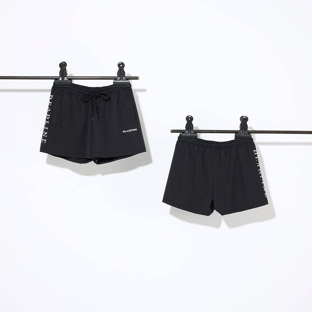 ショートパンツ -DEADLINE LOGO-（BLACK）