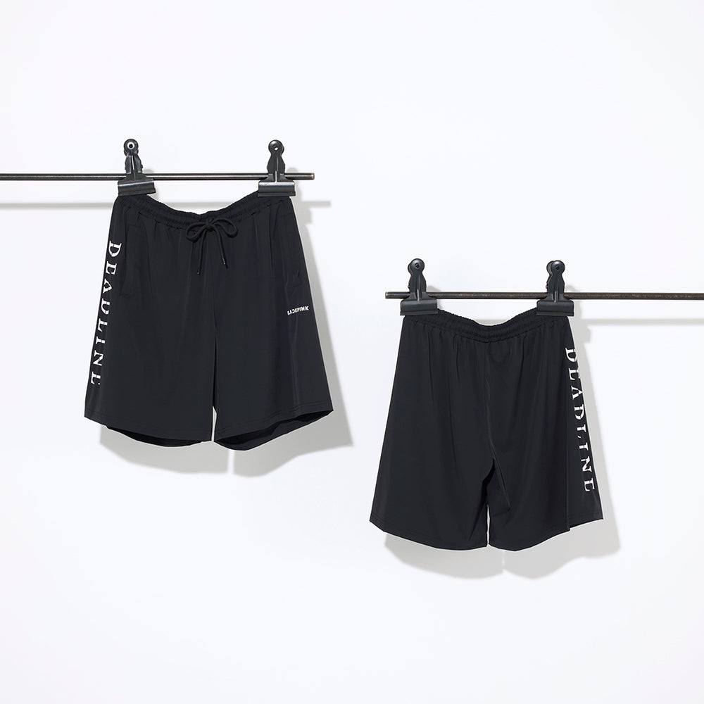 ハーフパンツ -DEADLINE LOGO-（BLACK）