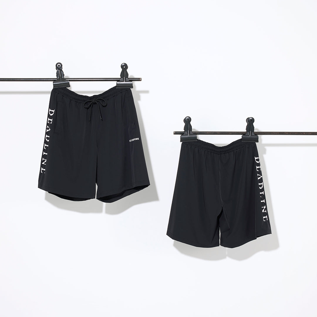 ハーフパンツ -DEADLINE LOGO-（BLACK）