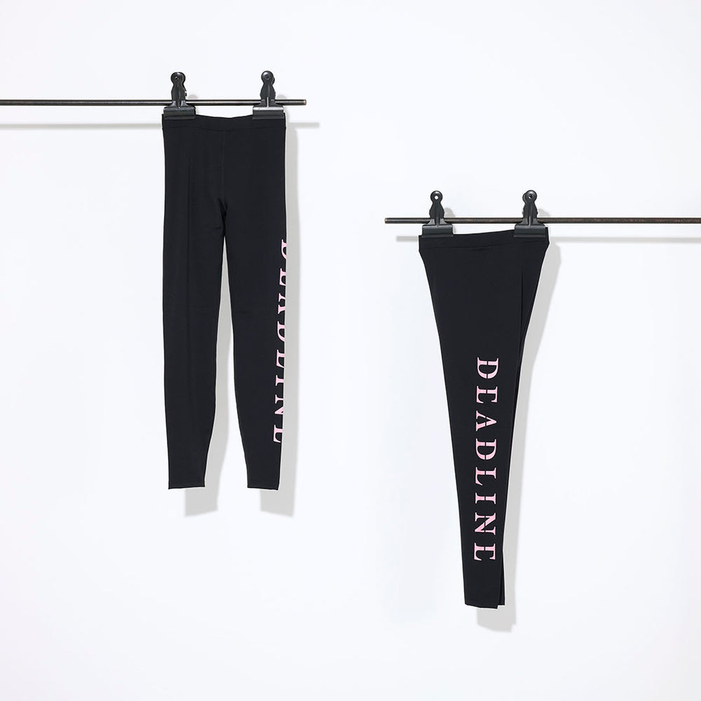 レギンス -DEADLINE LOGO-（BLACK）
