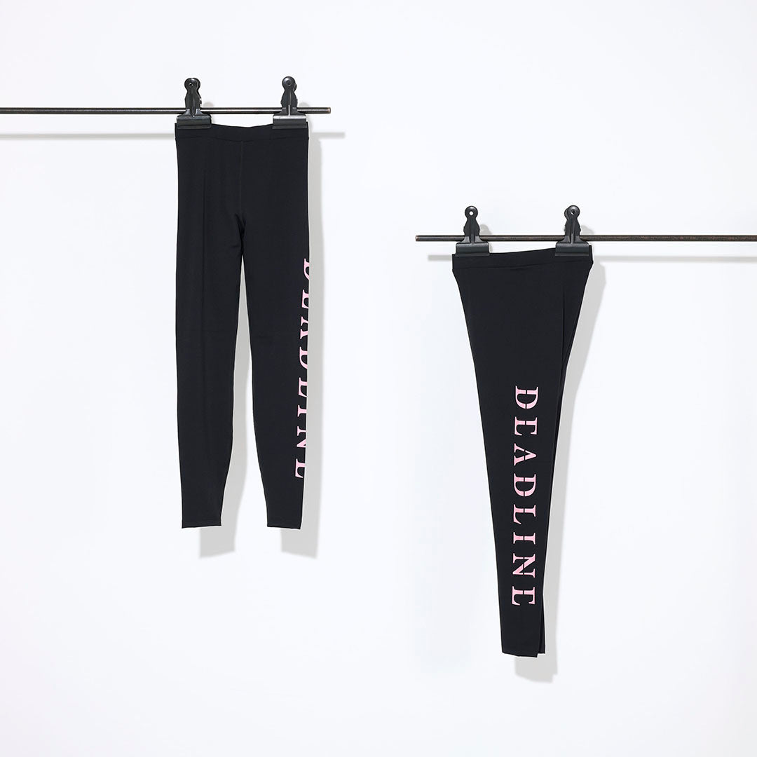 レギンス -DEADLINE LOGO-（BLACK）