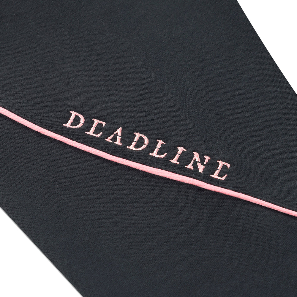 クルーネックスウェット -PIPING-（BLACK）