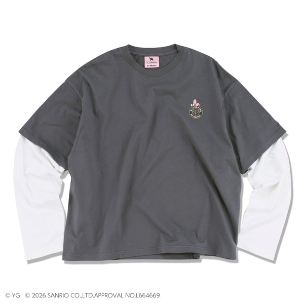 BLACKPINK マイメロディ 長袖レイヤード Tシャツ PINK ピンク BLACKPINKワールドツアーの日本公演を記念したグッズが登場 マイ