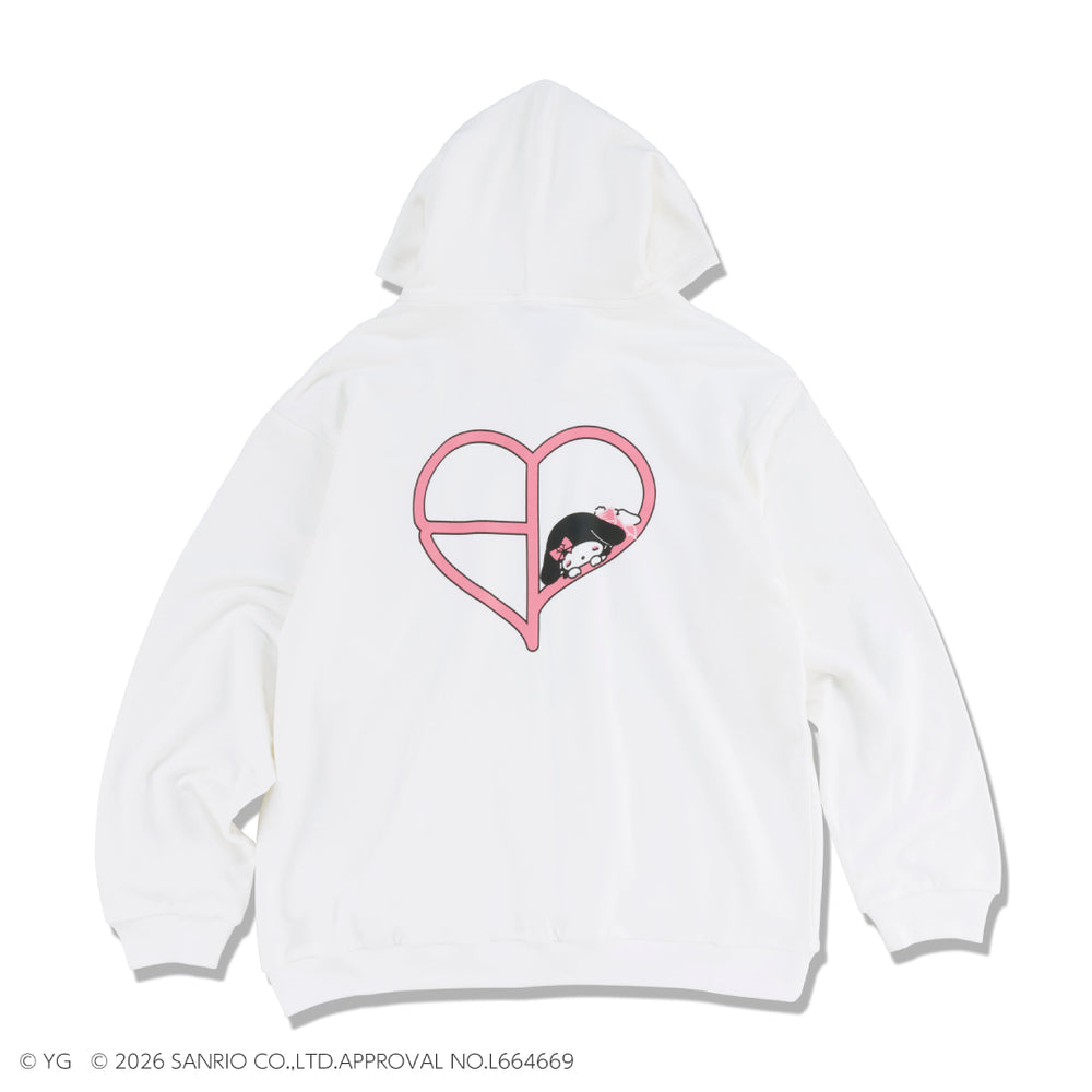 BLACKPINK × MY MELODY ZIP-UPフーディー Lサイズ BLACKPINK × MY MELODY ZIP-UPフーディー Lサイズ マイメロディ】ZIP