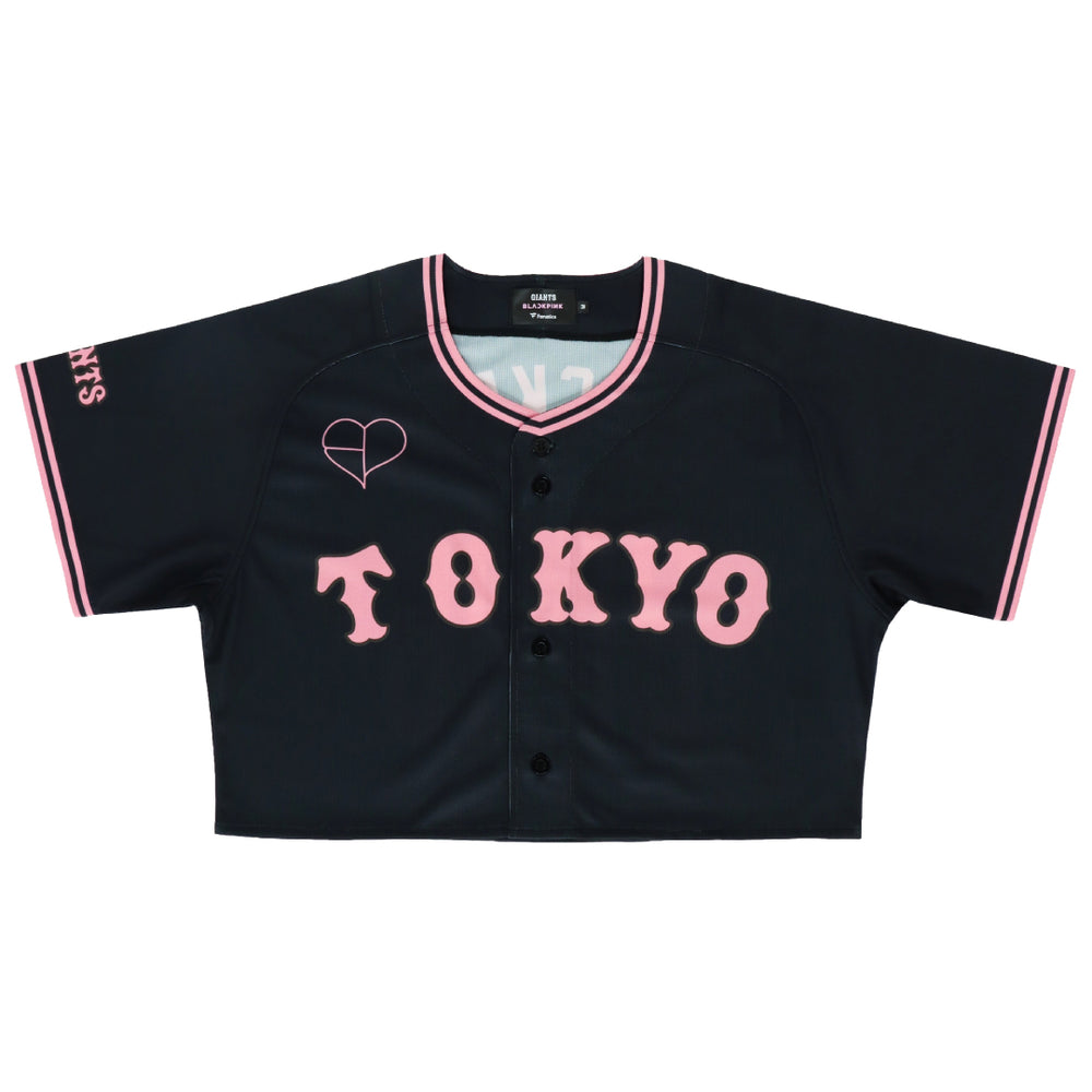 読売ジャイアンツ×BLACKPINK ユニフォーム クロップド ブラック S 読売ジャイアンツ×BLACKPINK ユニフォーム クロップド ブラック – YGEX