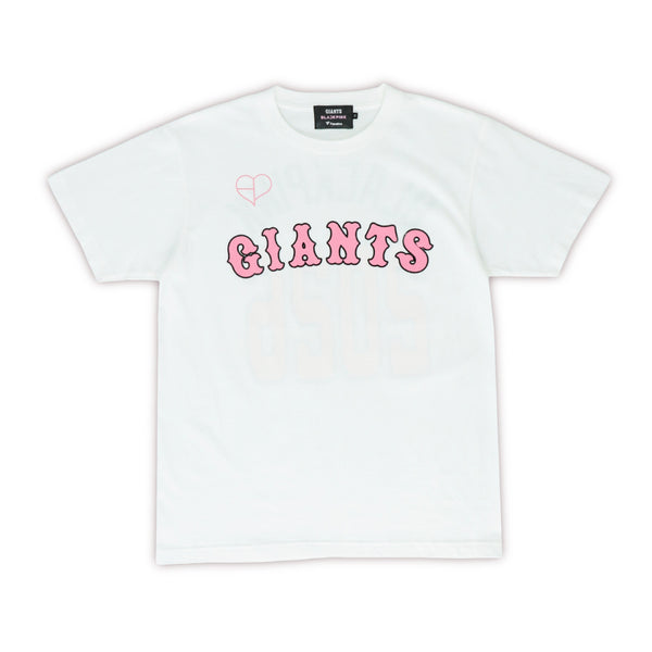 読売ジャイアンツ×BLACKPINK Tシャツ ホワイト – YGEX OFFICIAL SHOP