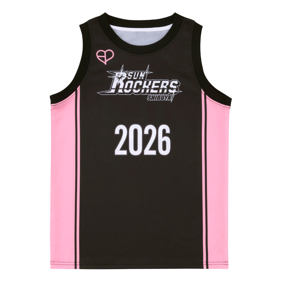 BLACKPINK × SUNROCKERS バスケシャツ（BLACK）