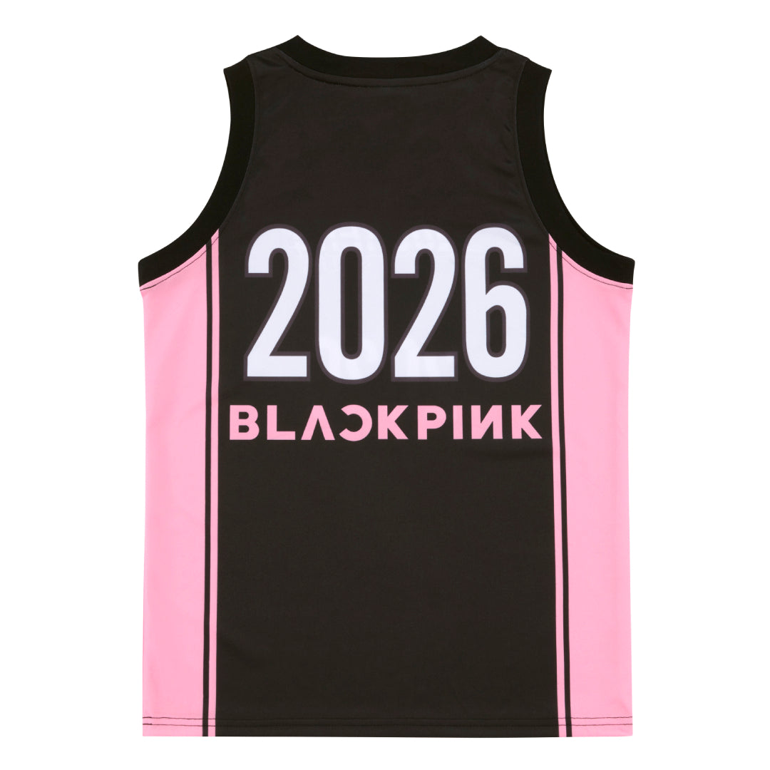 BLACKPINK × SUNROCKERS バスケシャツ（BLACK）