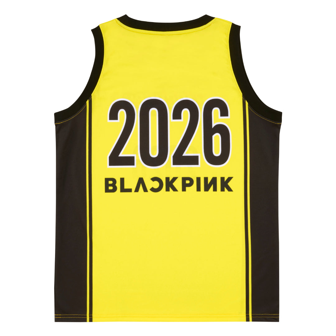 BLACKPINK × SUNROCKERS バスケシャツ（YELLOW）