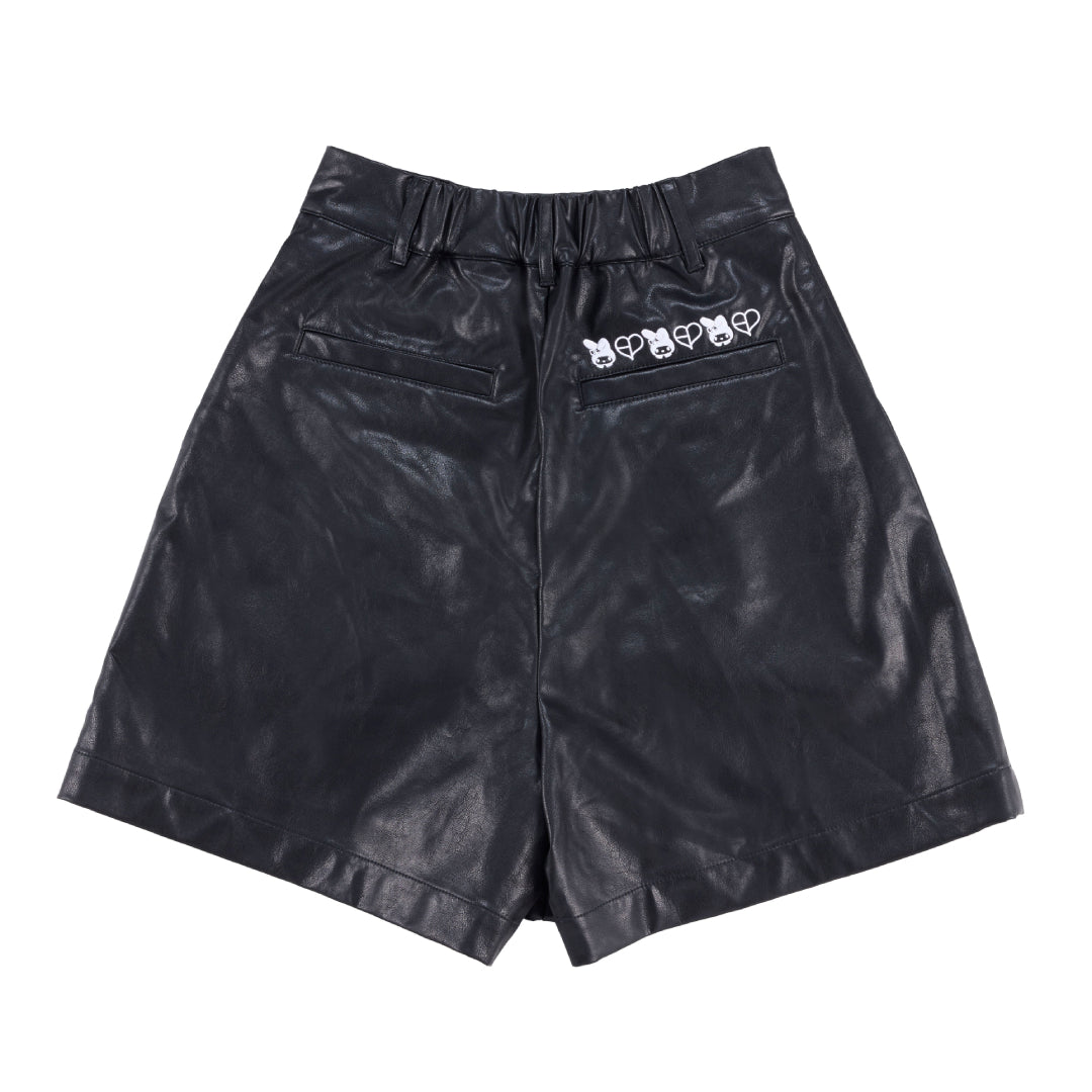 【マイメロディ】レザーショートパンツ