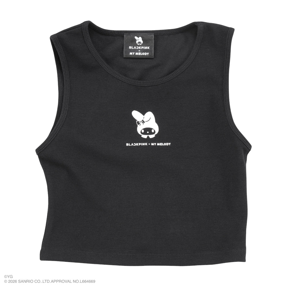 マイメロディ】クロップドタンクトップ(BLACK) – YGEX OFFICIAL SHOP