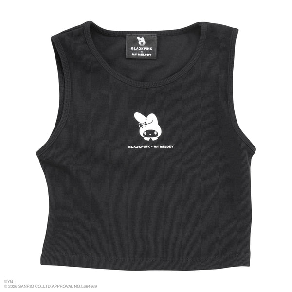 山と道 黒 レディースタンクトップ Mサイズ マイメロディ】クロップドタンクトップ(BLACK) – YGEX OFFICIAL SHOP