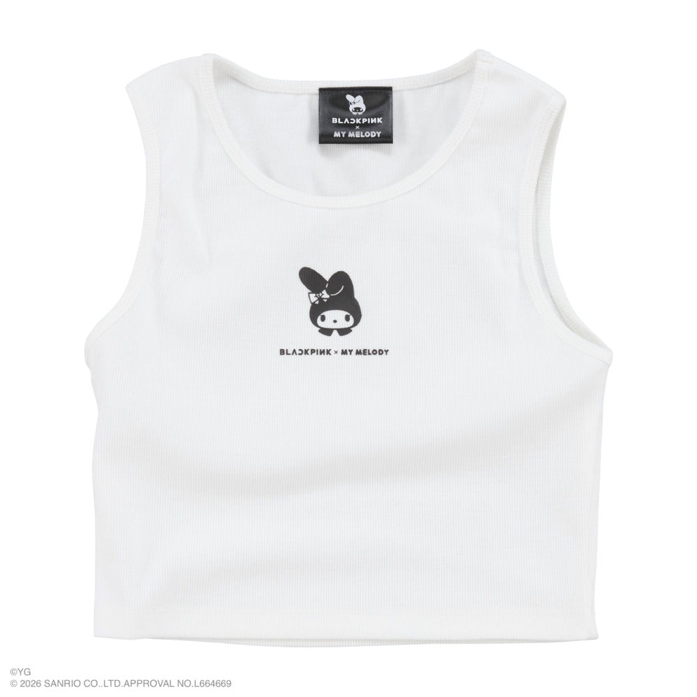 マイメロディ】クロップドタンクトップ(WHITE) – YGEX OFFICIAL SHOP