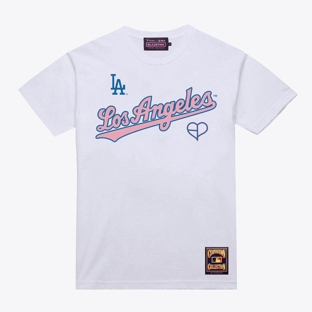 Fanatics ロサンゼルス・ドジャース×BLACKPINK Tシャツ ホワイト