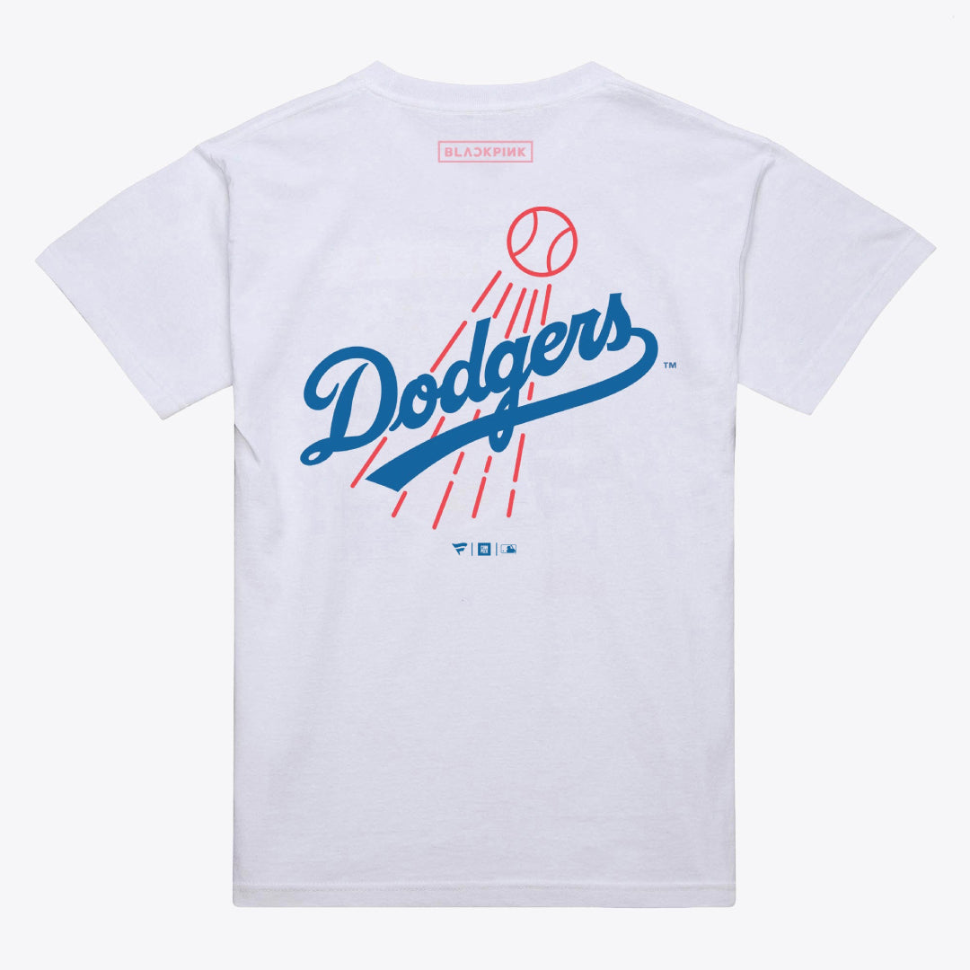 Fanatics ロサンゼルス・ドジャース×BLACKPINK Tシャツ ホワイト