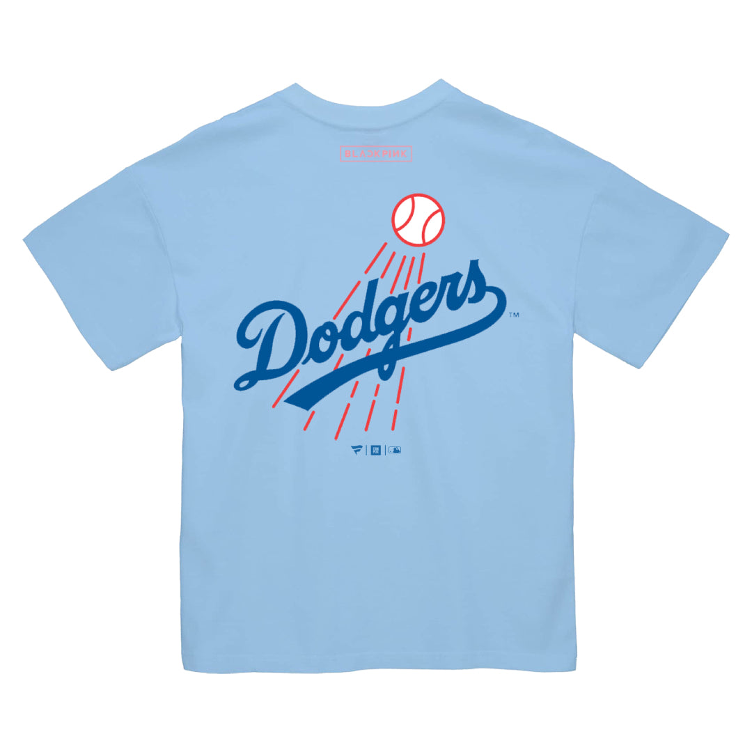 Fanatics ロサンゼルス・ドジャース×BLACKPINK Tシャツ ライトブルー