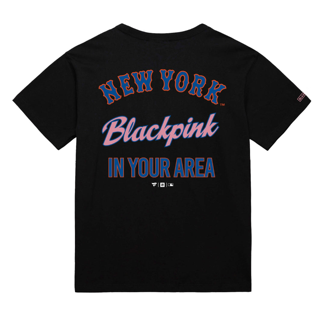 Fanatics ニューヨーク・メッツ×BLACKPINK Tシャツ ブラック