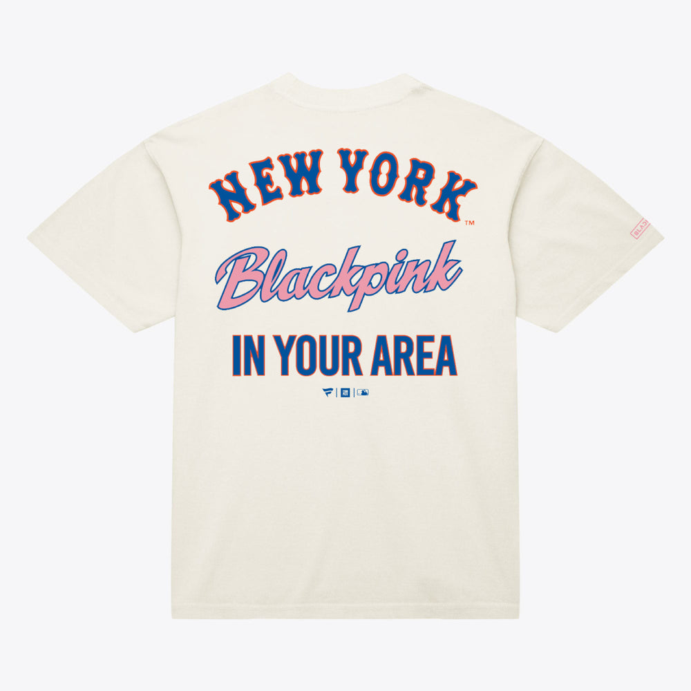 Fanatics ニューヨーク・メッツ×BLACKPINK Tシャツ ホワイト – YGEX