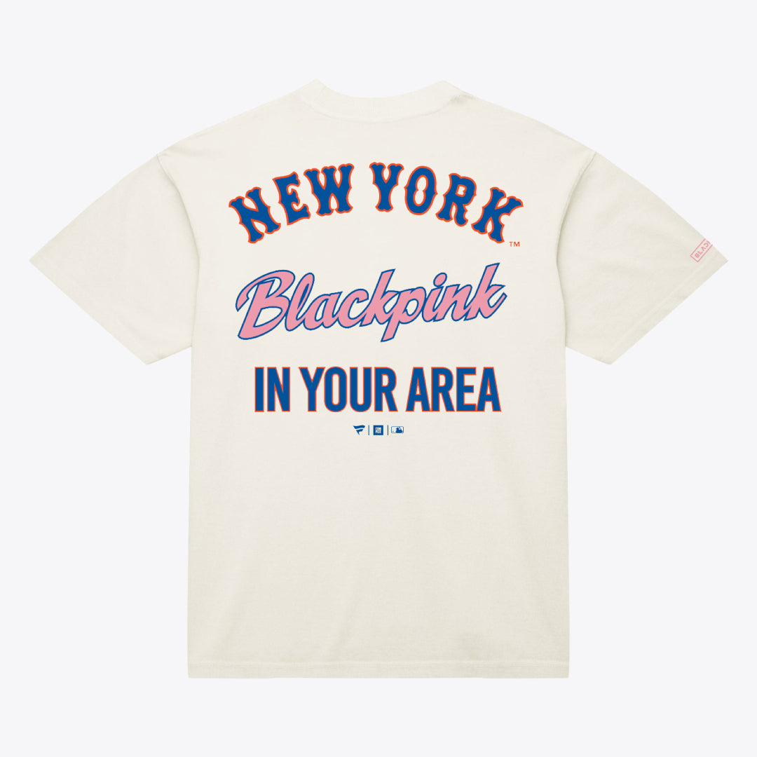 Fanatics ニューヨーク・メッツ×BLACKPINK Tシャツ ホワイト