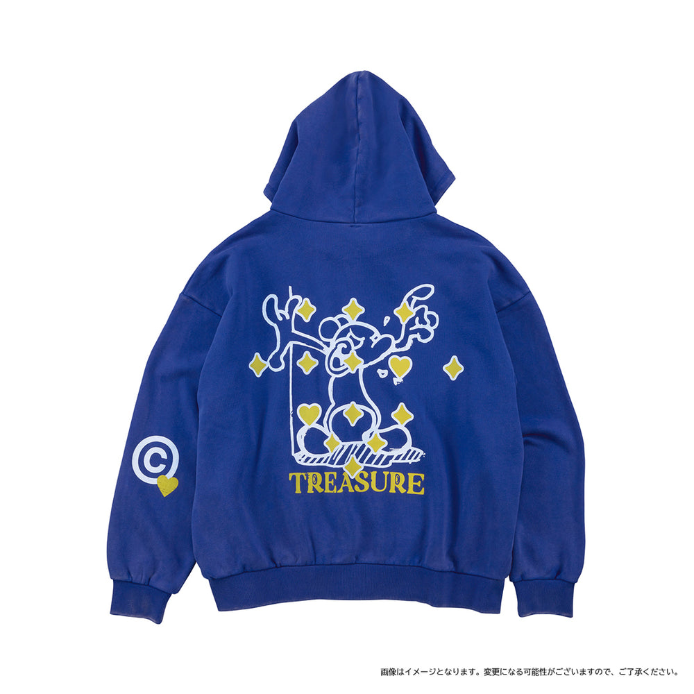 TREASURE COIN PARKING DELIVERY フーディー　ブルー COIN PARKING DELIVERY】フーディー（BLUE） – YGEX OFFICIAL SHOP