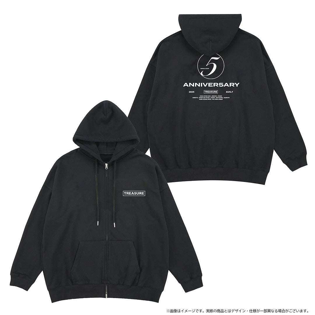 TREASURE ANNIVERSARY フーディー BLACK