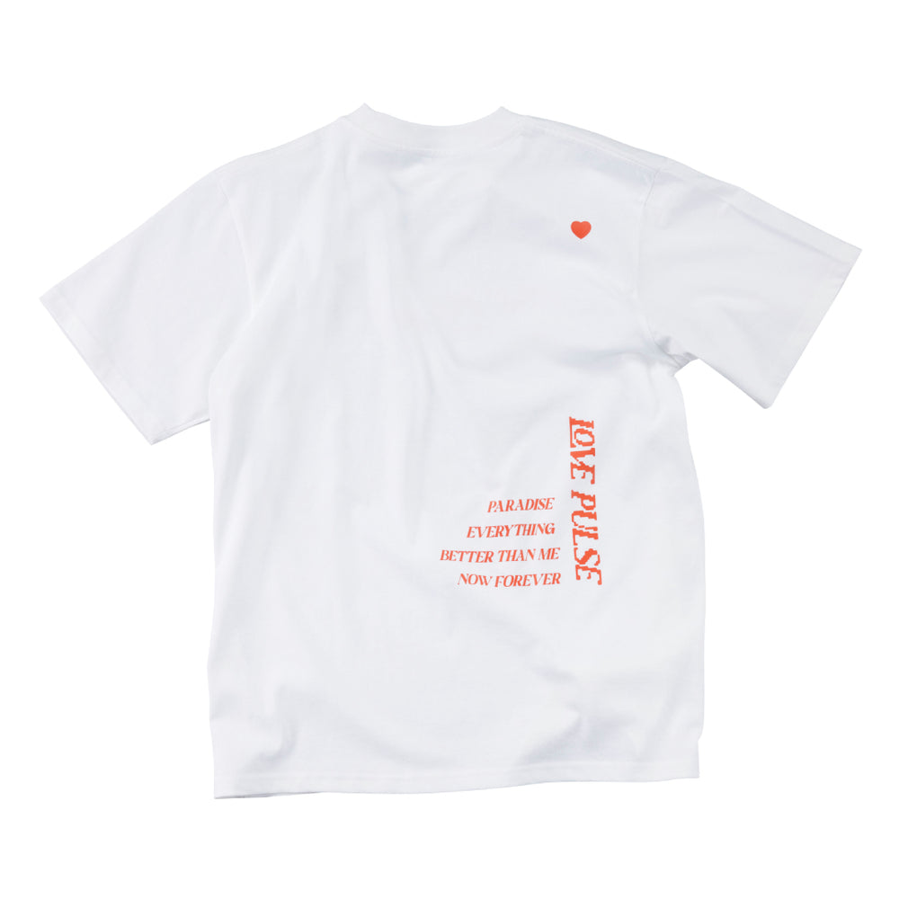 「LOVE PULSE」Tシャツ（WHITE）