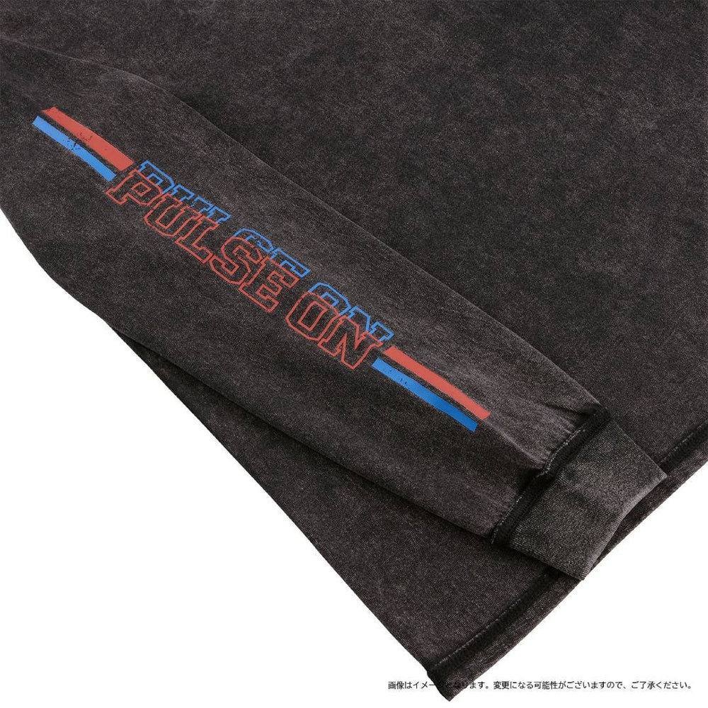 ブラックロングスリーブTシャツ エコハイブリッド オーバーサイズ ロングスリーブTシャツ