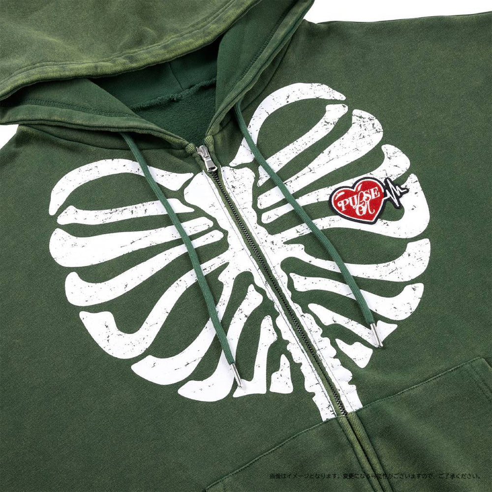 ジップアップフーディー（KHAKI）