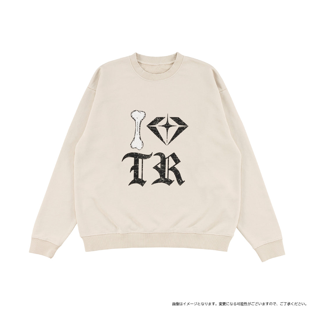 I LOVE TREASURE プルオーバー（IVORY）