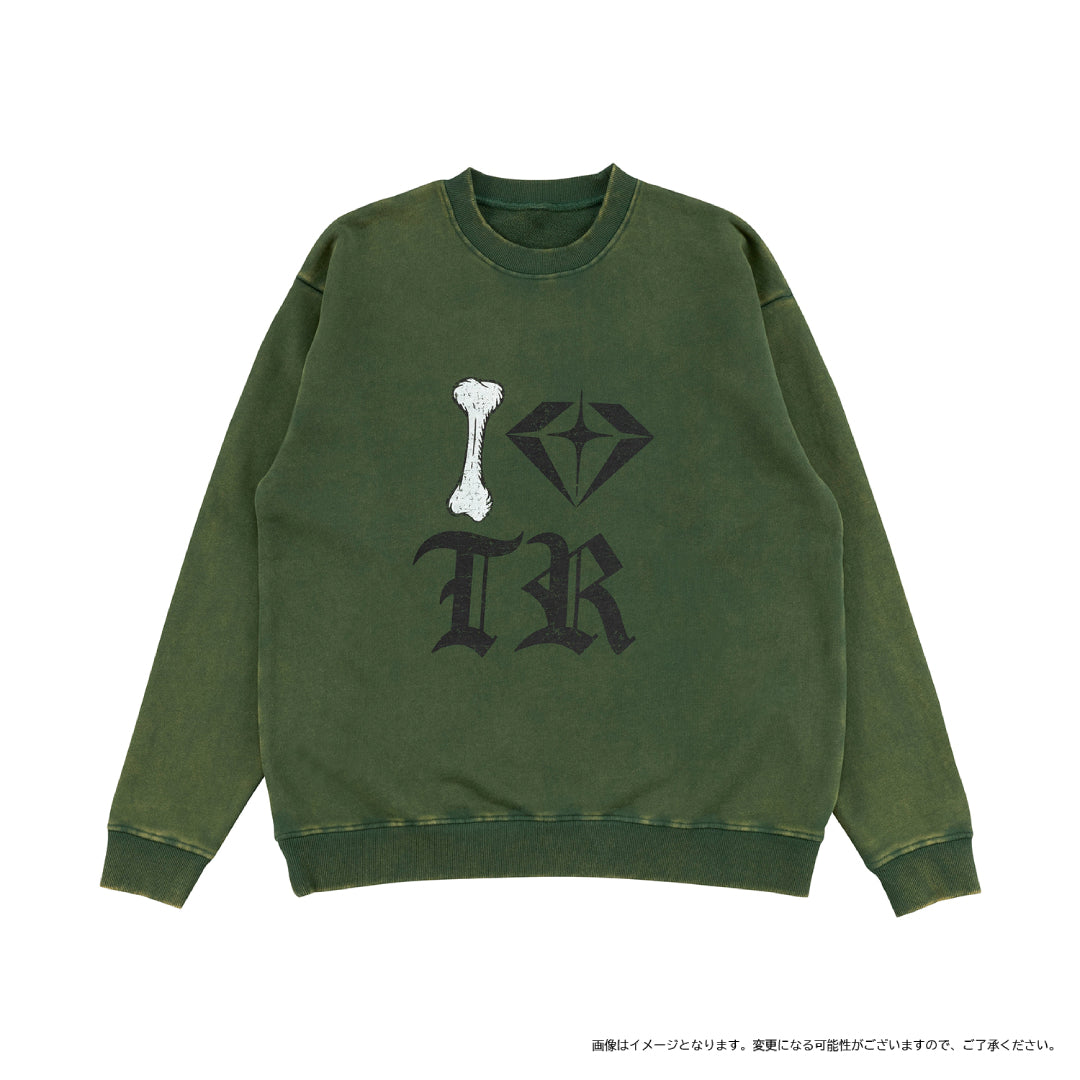 I LOVE TREASURE プルオーバー（KHAKI）