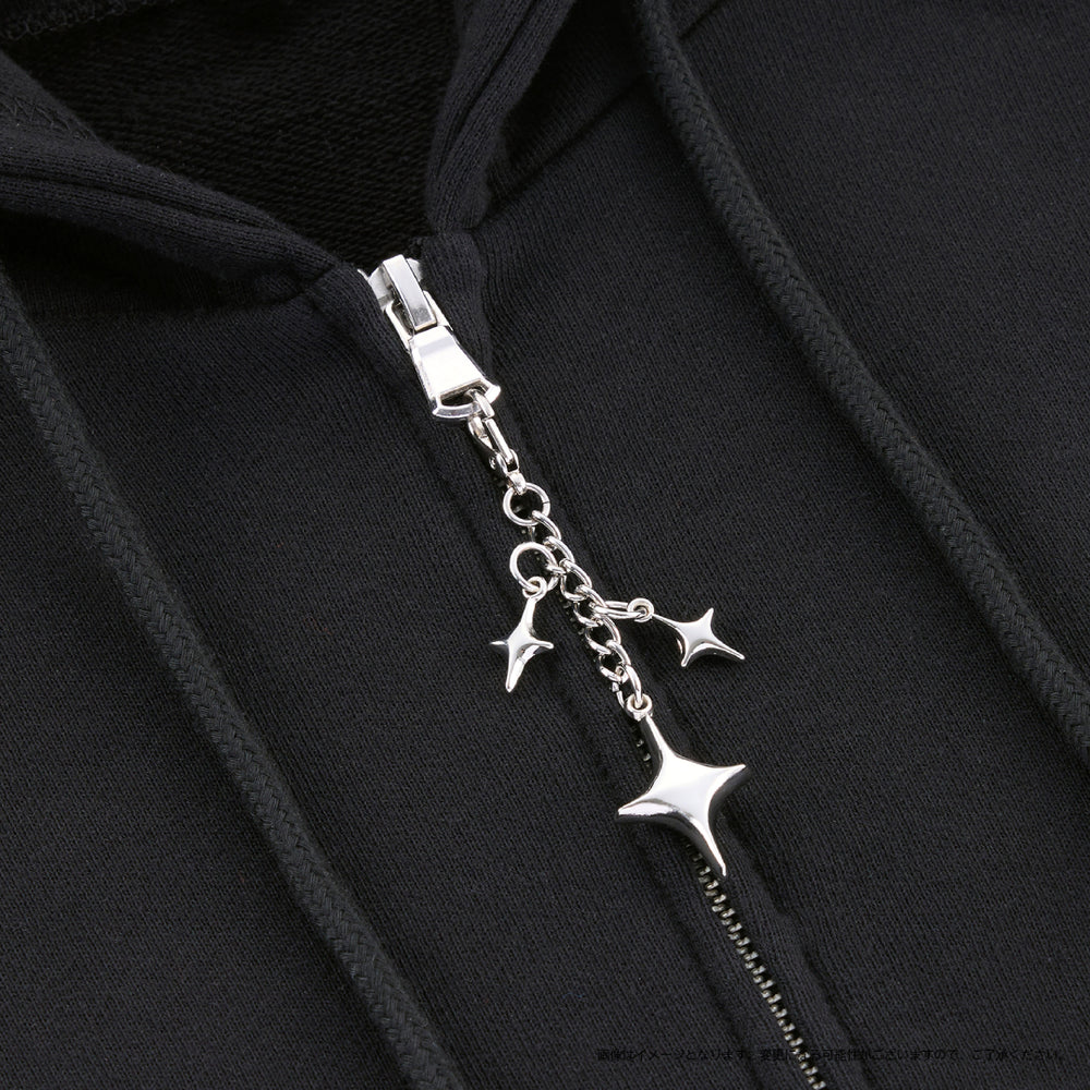 ジップアップフーディー/レディース (BLACK) – YGEX OFFICIAL SHOP ジップアップフーディー/レディース (BLACK) – YGEX OFFICIAL SHOP