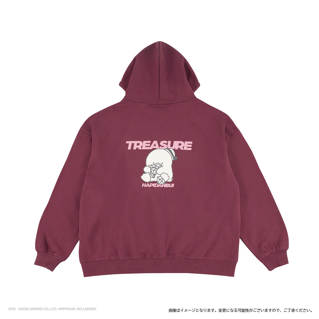 【TREASURE×HAPIDANBUI】ジップアップフーディー（タキシードサム）