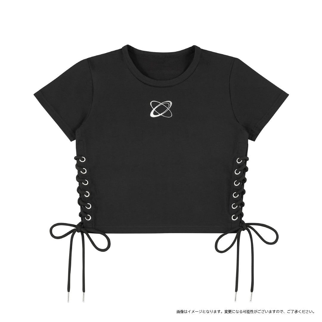 ［NEW WAV］スピンドル ショートTシャツ（BLACK）