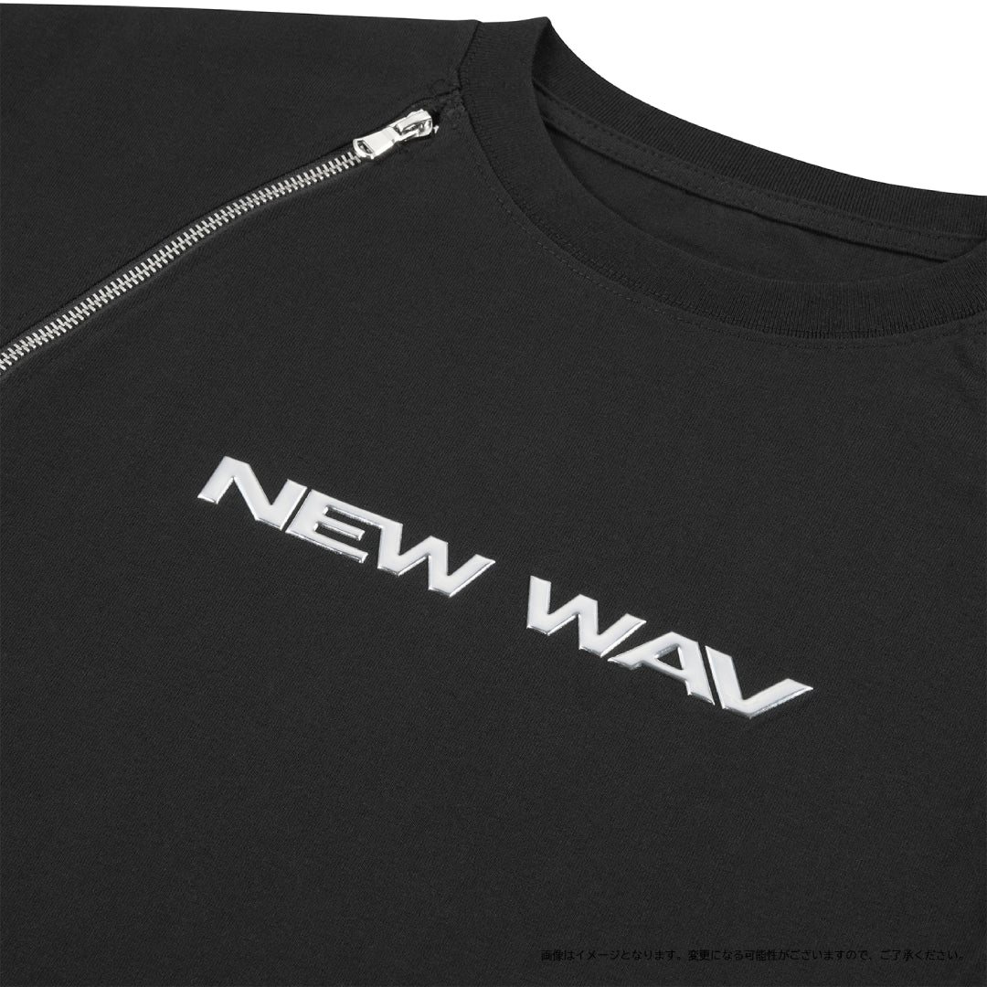 
                  
                    ［NEW WAV］ジップ Tシャツ（BLACK）
                  
                
