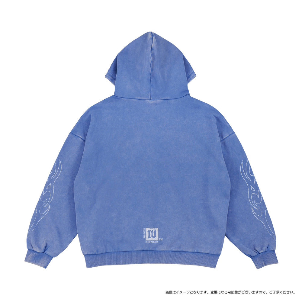 NEW WAV］ジップアップフーディー（BLUE） – YGEX OFFICIAL SHOP