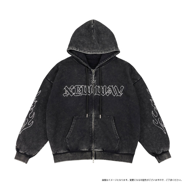 NEW WAV］ジップアップフーディー（BLACK） – YGEX OFFICIAL SHOP