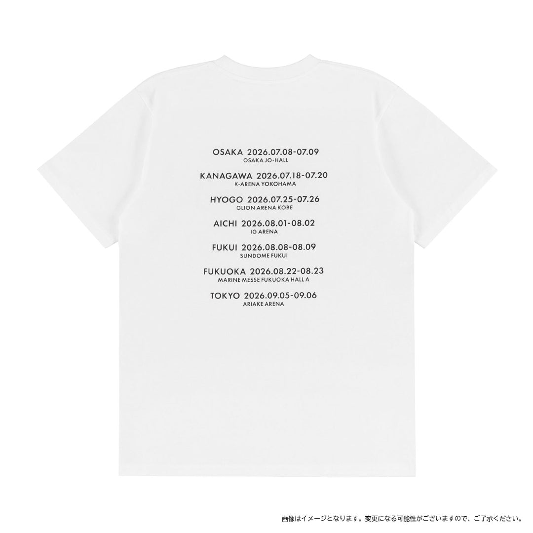 [THE STAGE]TOUR Tシャツ（WHITE）
