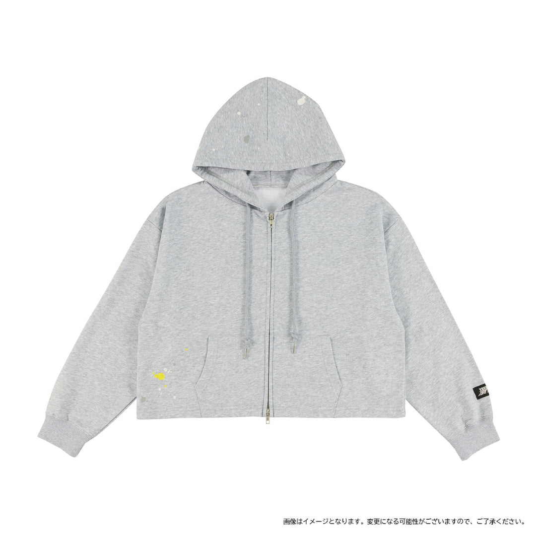 [THE STAGE]ショートジップアップフーディー（GRAY）