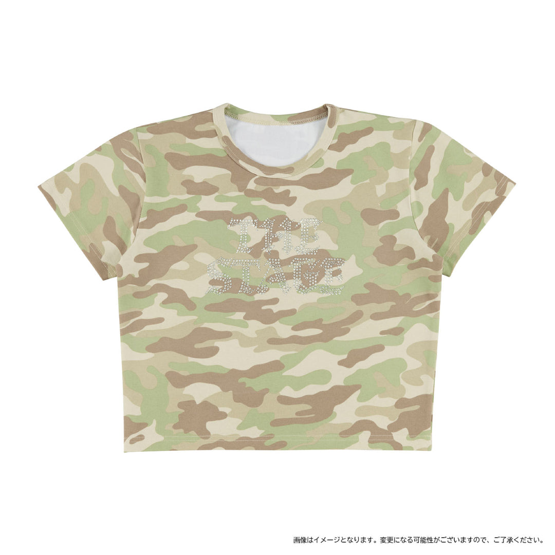 
                  
                    [THE STAGE]クロップドTシャツ（CAMO）
                  
                