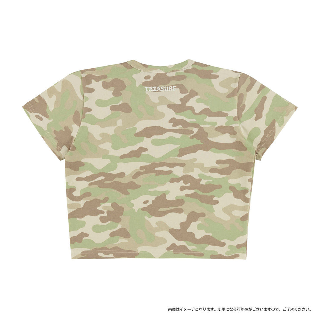 
                  
                    [THE STAGE]クロップドTシャツ（CAMO）
                  
                