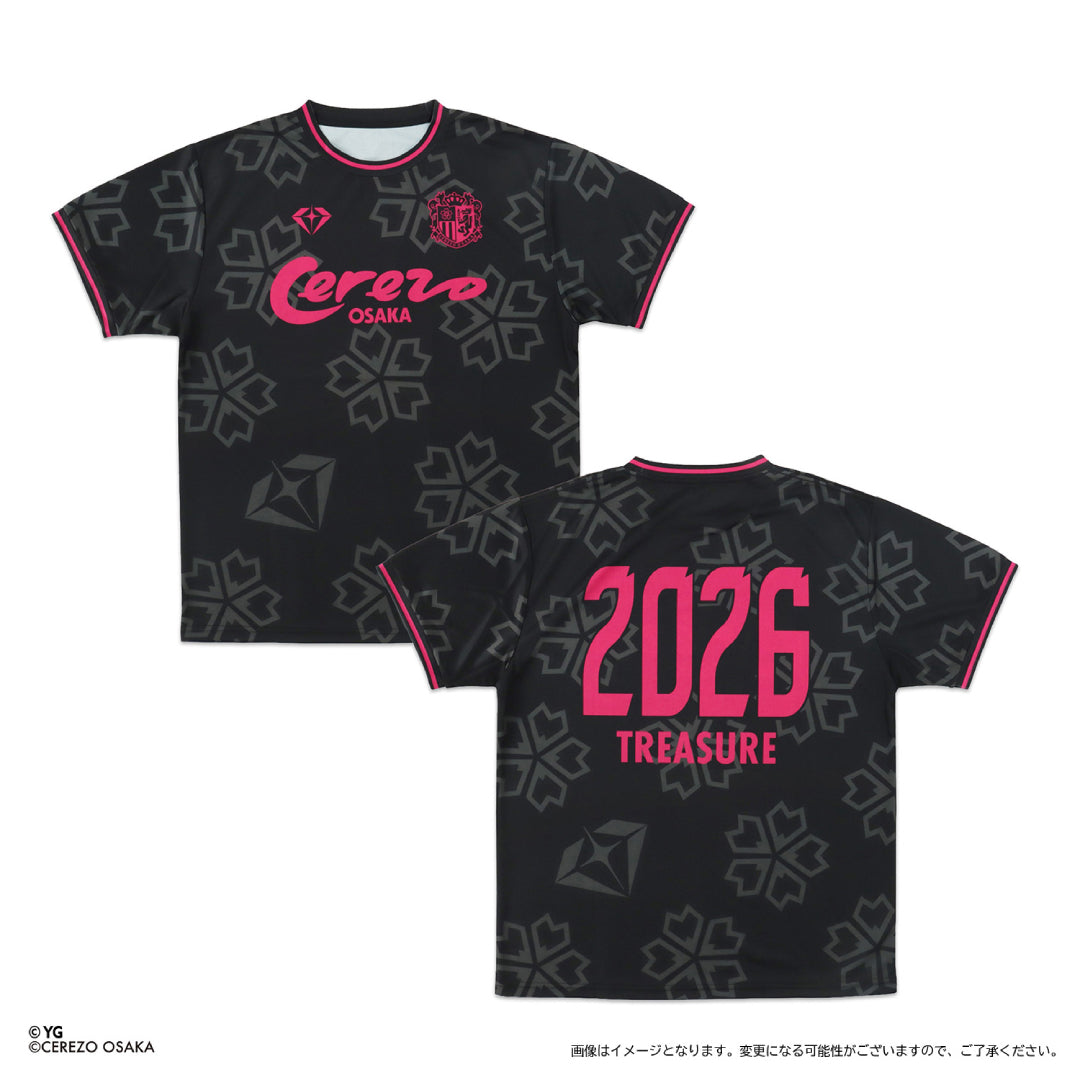 【セレッソ大阪 x TREASURE】 コンフィットTシャツ (桜柄)