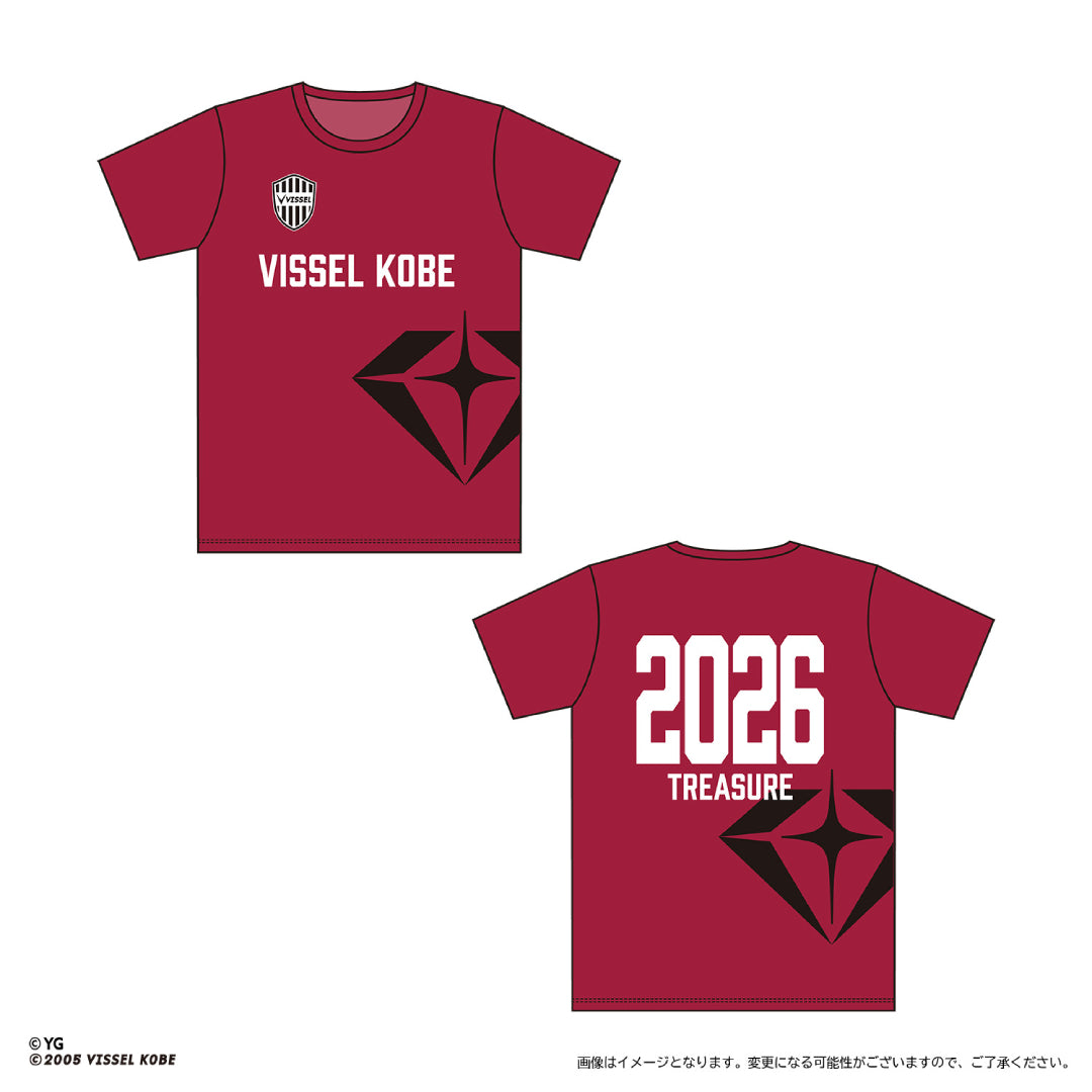 【ヴィッセル神戸 x TREASURE  】 コンフィットTシャツ